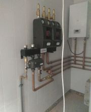 Монтаж системы отопления и водоснабжения частного дома